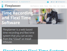 Tablet Screenshot of flexitimeplanner.com
